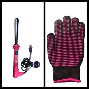 NuMe Reverse Curling Wand with Heat Resistant Glove